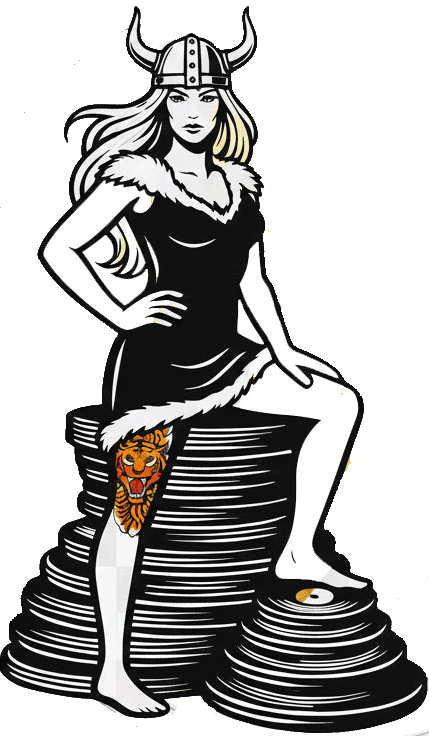 Lucy Viking mascot presenting the LucyLP Collector Tool